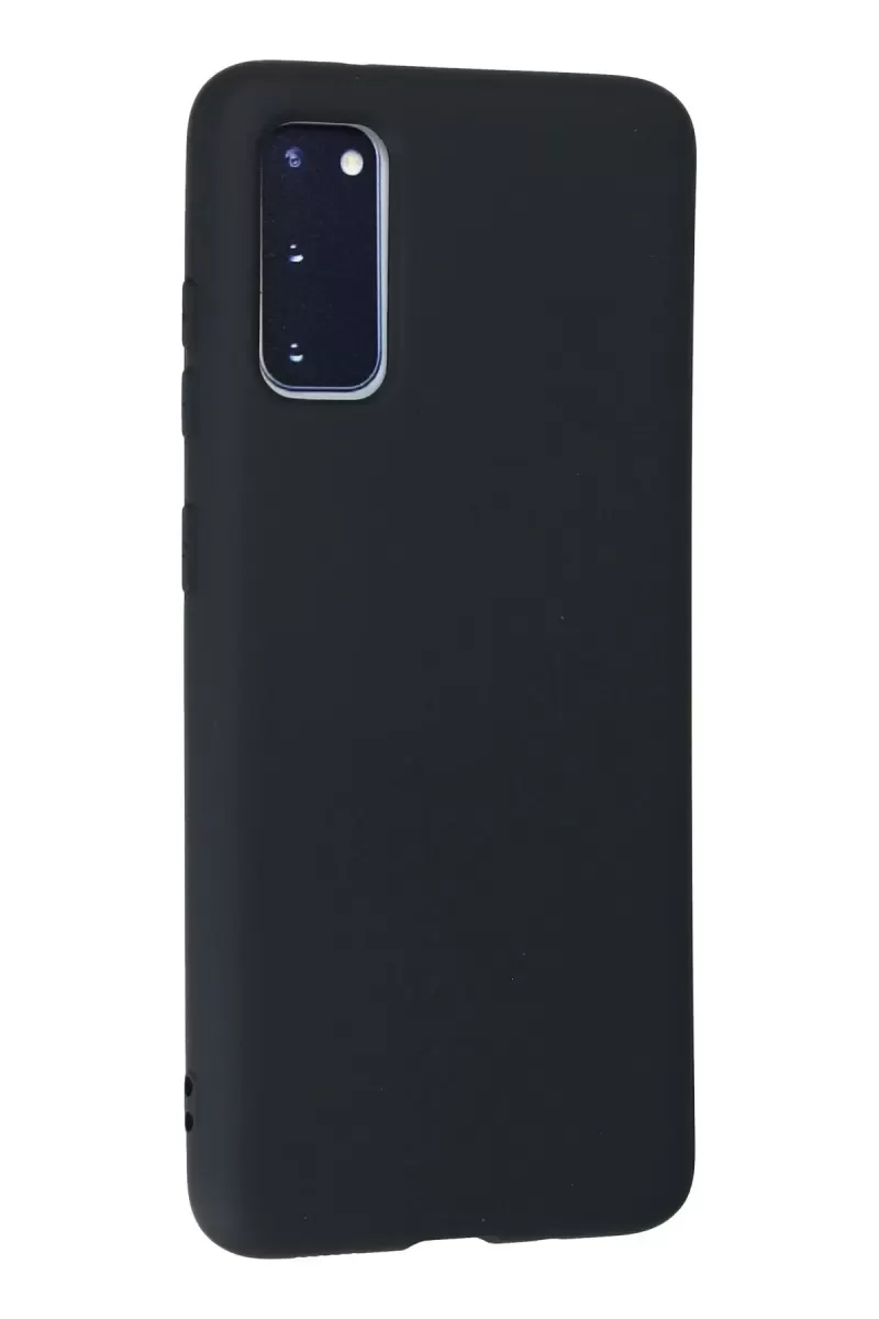 Newface Samsung Galaxy S20 Kılıf Nano içi Kadife Silikon - Lacivert