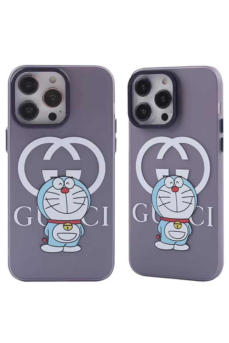 Newface Apple iPhone 14 Pro Kılıf Prada Desenli Kapak - Prada Mor - 3