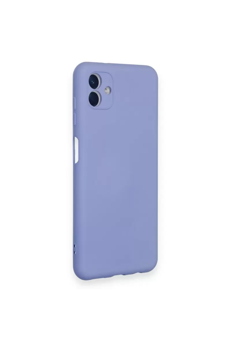 Newface Samsung Galaxy A04 Kılıf Nano içi Kadife Silikon - Lila