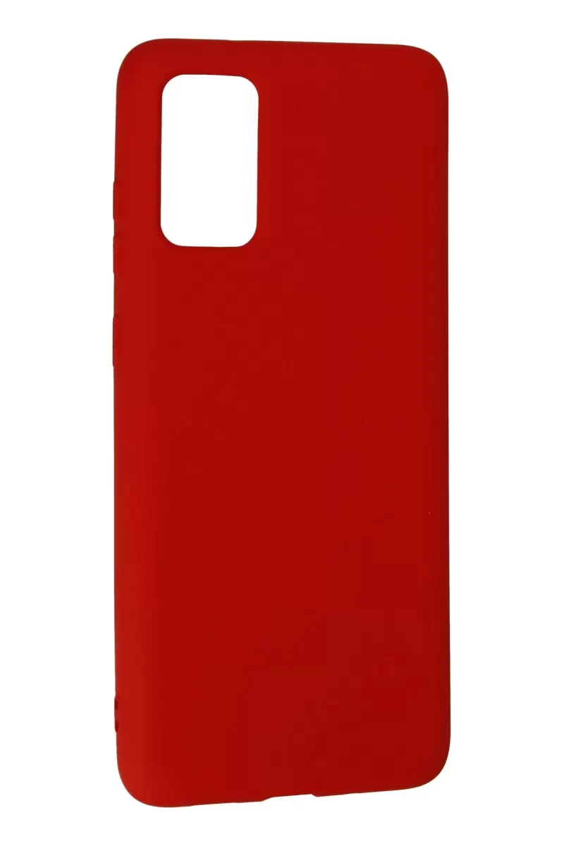 Newface Samsung Galaxy S20 Plus Kılıf Nano içi Kadife Silikon - Kırmızı