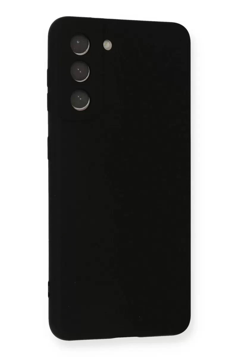 Newface Samsung Galaxy S21 FE Kılıf Nano içi Kadife Silikon - Siyah