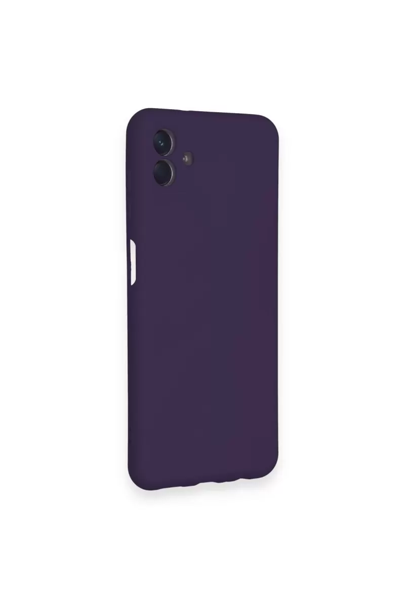 Newface Samsung Galaxy A04 Kılıf Nano içi Kadife Silikon - Mor