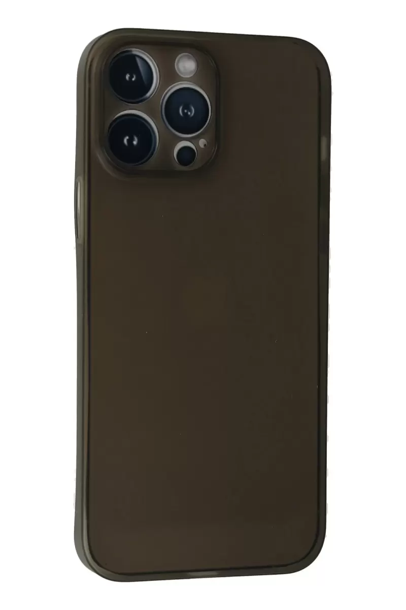 Newface Apple iPhone 13 Pro Kılıf PP Ultra İnce Kapak - Gri