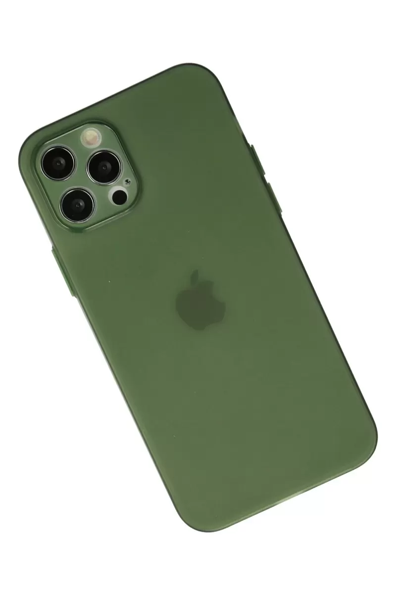 Newface Apple iPhone 12 Pro Max Kılıf Puma Silikon - Yeşil