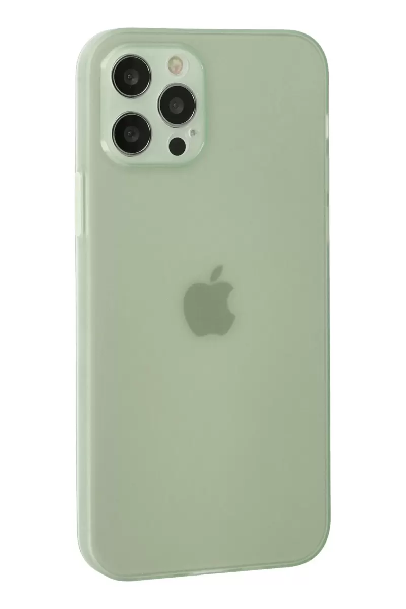 Newface Apple iPhone 12 Pro Max Kılıf Puma Silikon - Açık Yeşil