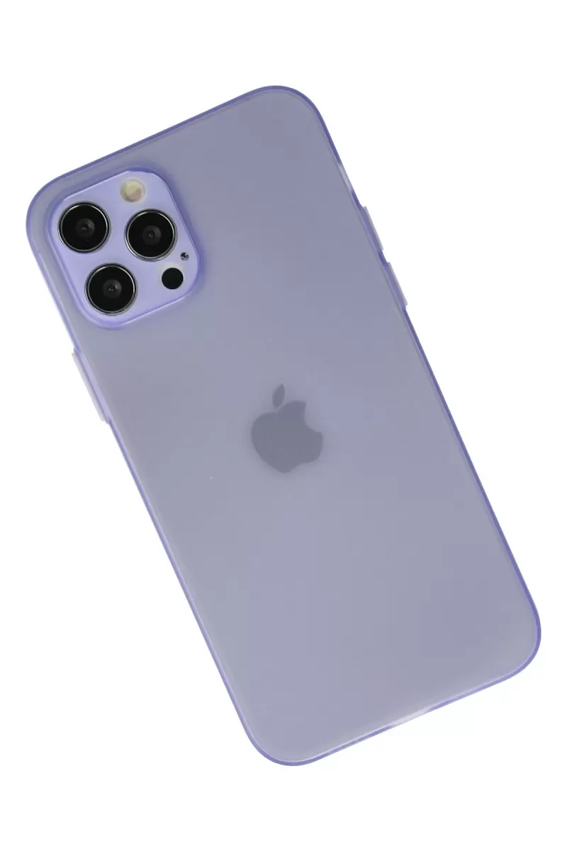 Newface Apple iPhone 12 Pro Max Kılıf Puma Silikon - Mor