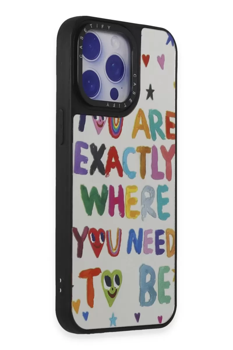 Newface Apple iPhone 15 Pro Max Kılıf Mirror Desenli Kapak - Mirror - 10