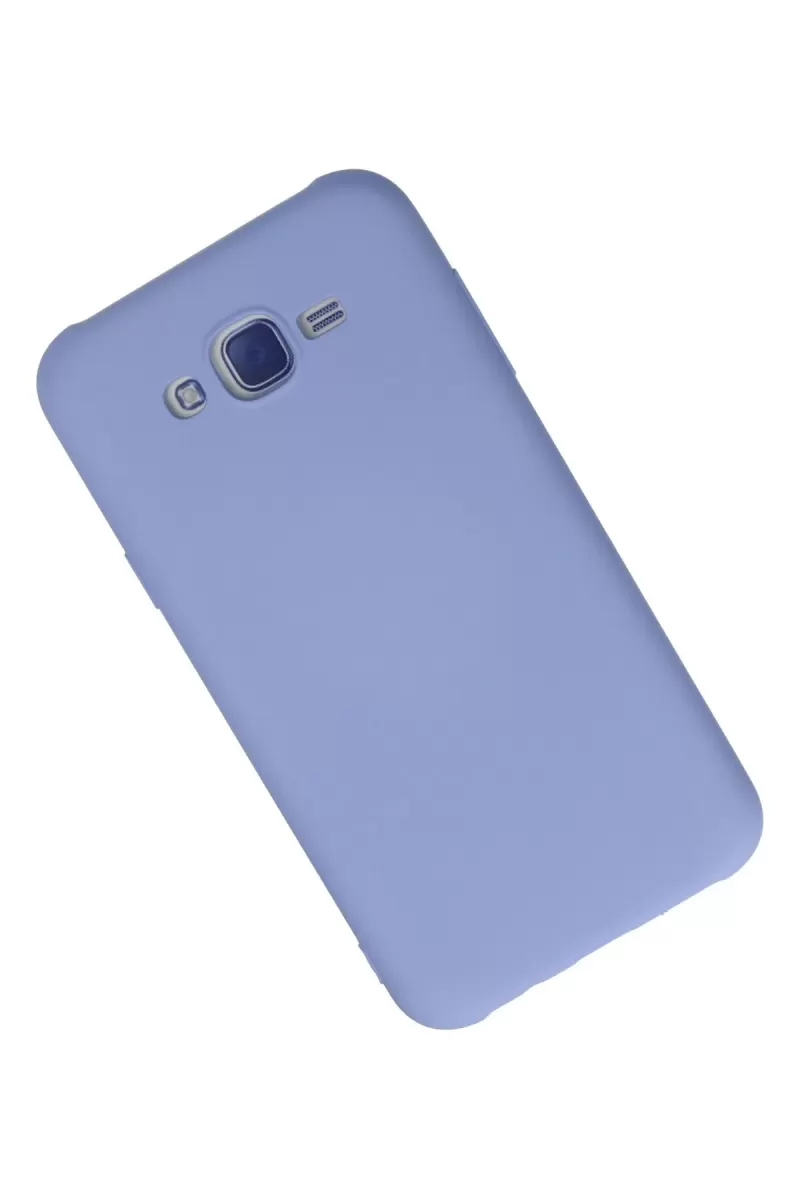 Newface Samsung Galaxy J7 Kılıf Nano içi Kadife Silikon - Lila