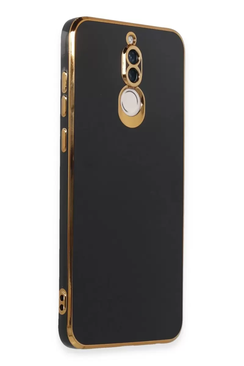 Newface Huawei Mate 10 Lite Kılıf Volet Silikon - Siyah