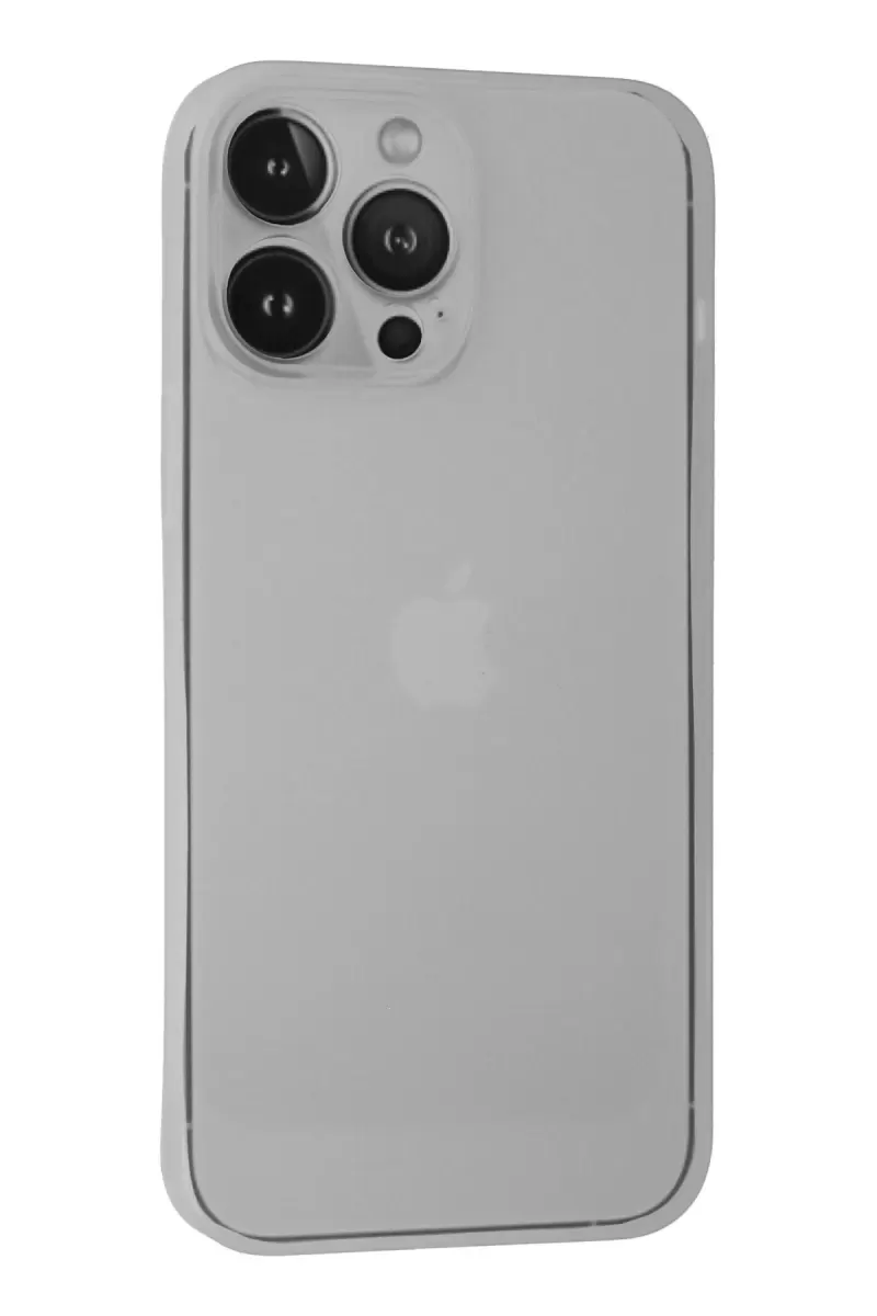 Newface Apple iPhone 13 Pro Kılıf PP Ultra İnce Kapak - Beyaz