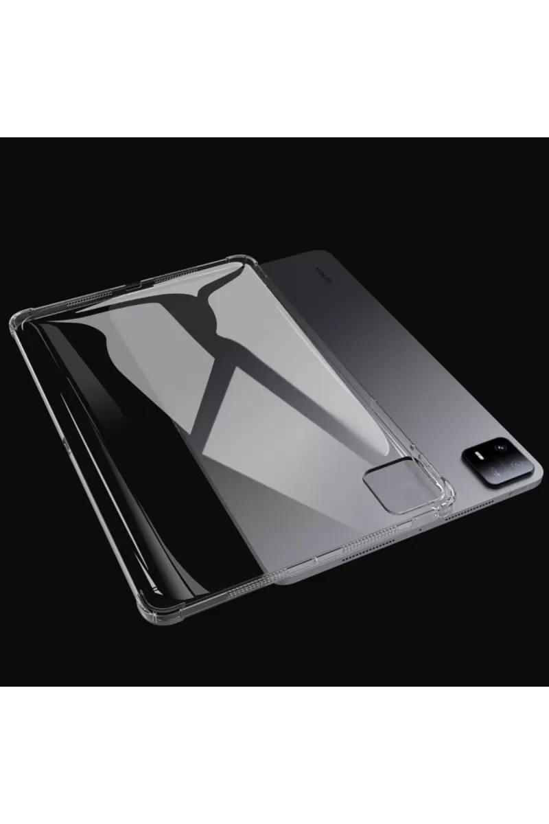 Newface Xiaomi Pad 6 Kılıf Anti Shock Tablet Silikon - Şeffaf