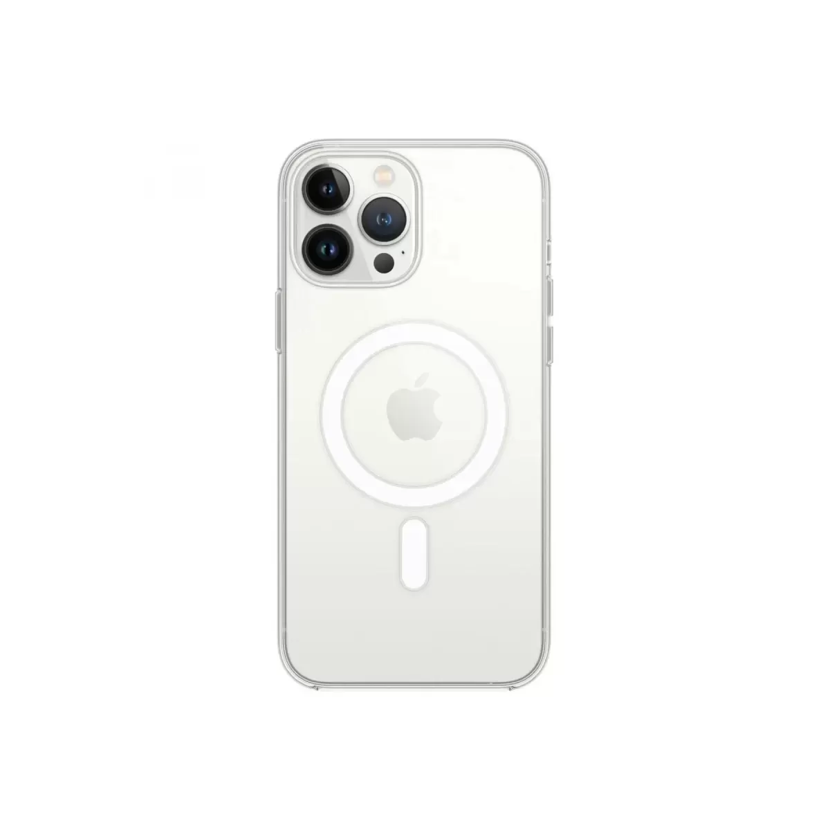 Newface Apple iPhone 13 Pro Max Kılıf Magneticsafe Şeffaf Silikon - Şeffaf