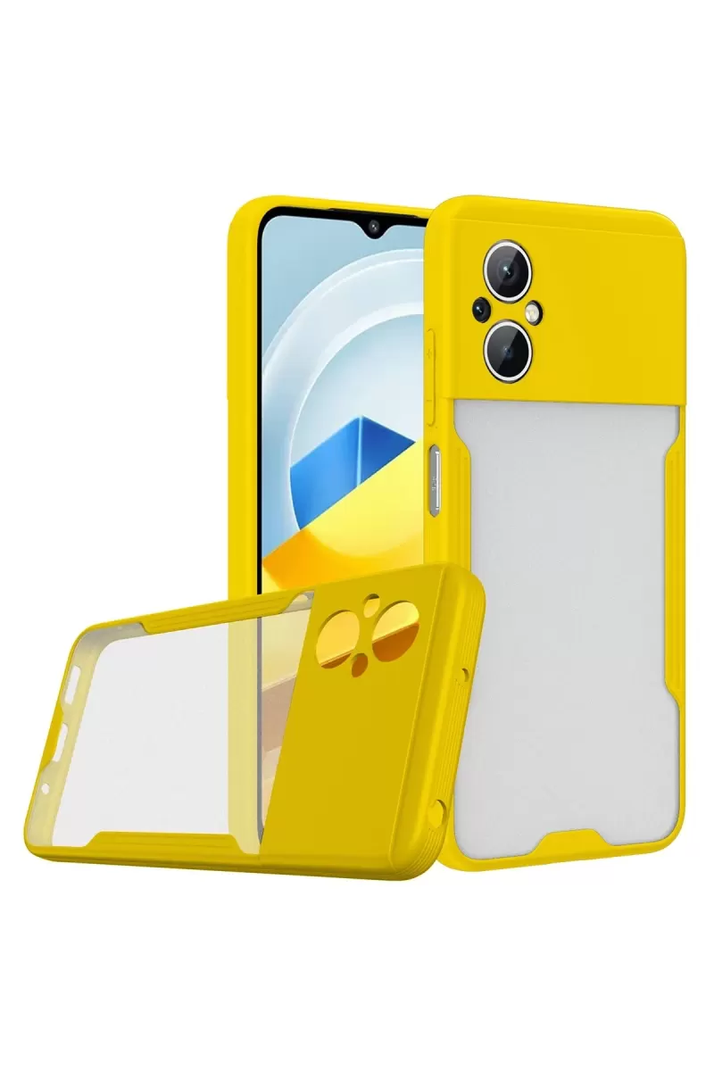 Newface Xiaomi Poco M5 Kılıf Platin Silikon - Siyah
