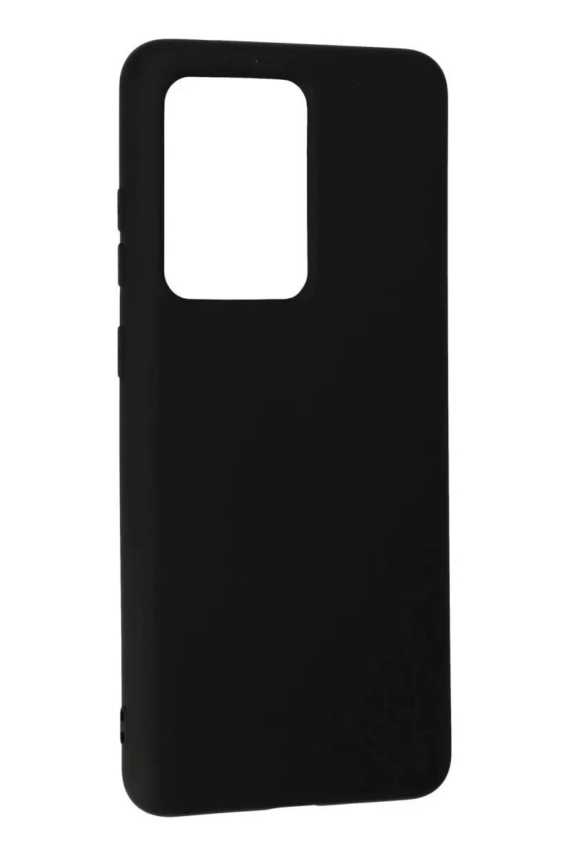 Newface Samsung Galaxy S20 Ultra Kılıf Nano içi Kadife Silikon - Siyah