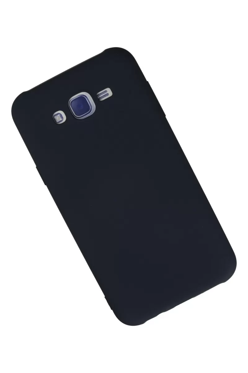 Newface Samsung Galaxy J7 Kılıf Nano içi Kadife Silikon - Lacivert