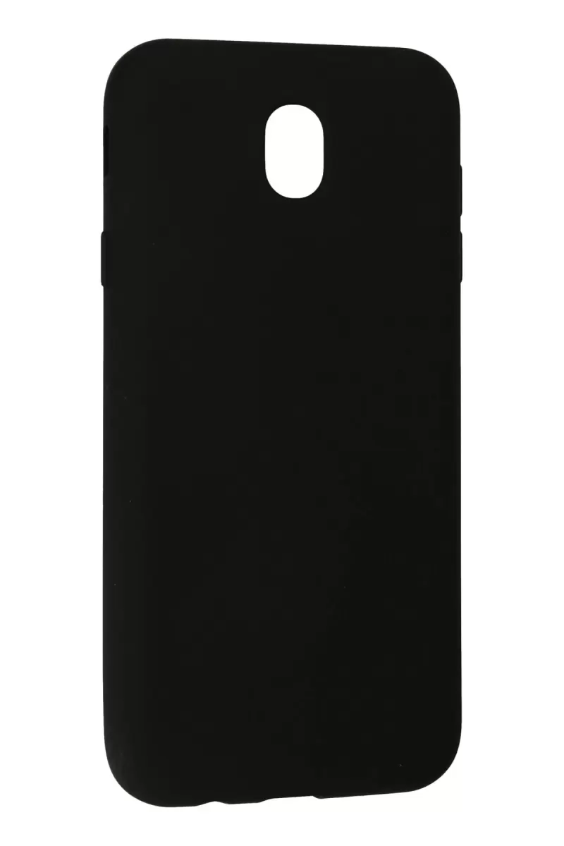 Newface Samsung Galaxy J7 Pro / J730 Kılıf Nano içi Kadife Silikon - Siyah