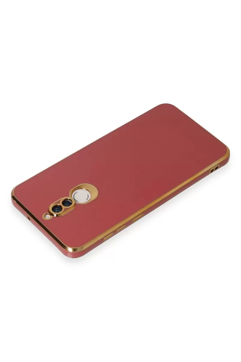 Newface Huawei Mate 10 Lite Kılıf Volet Silikon - Kırmızı