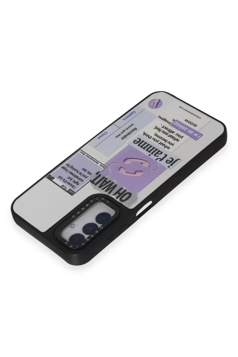Newface Samsung Galaxy M14 5G Kılıf Mirror Desenli Kapak - Mirror - 4