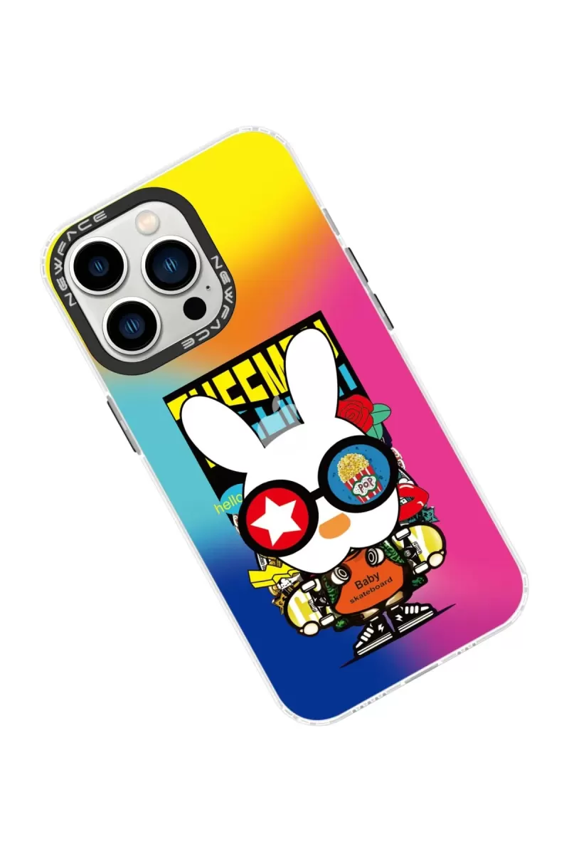 Newface Apple iPhone 14 Pro Kılıf Estoril Desenli Kapak - Estoril - 10