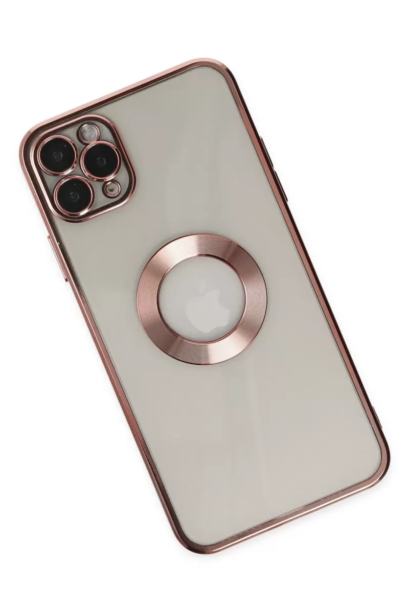 Newface Apple iPhone 11 Pro Kılıf Slot Silikon - Rose Gold