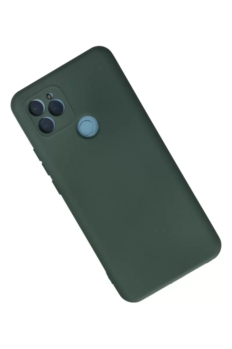 Newface General Mobile GM 21 Kılıf Nano içi Kadife Silikon - Koyu Yeşil