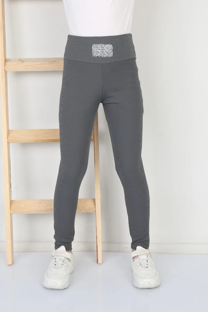 Fitilli Şardonlu Antarsit Kız Çocuk Günlük Tayt