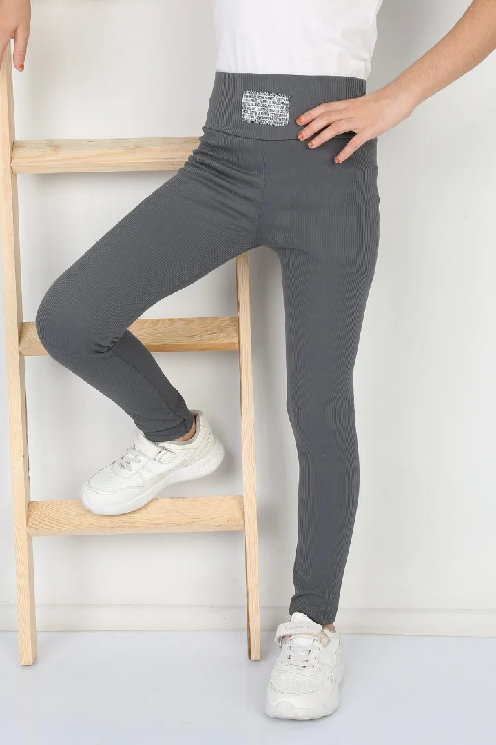 Fitilli Şardonlu Antarsit Kız Çocuk Günlük Tayt