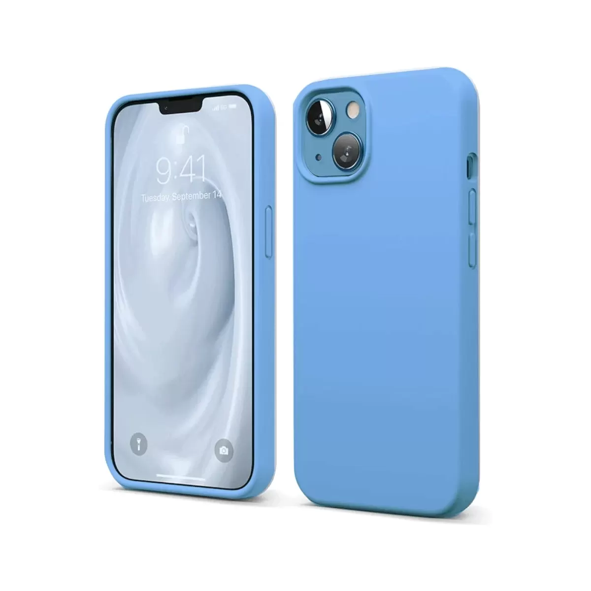 Newface Apple iPhone 14 Kılıf First Silikon - Mavi