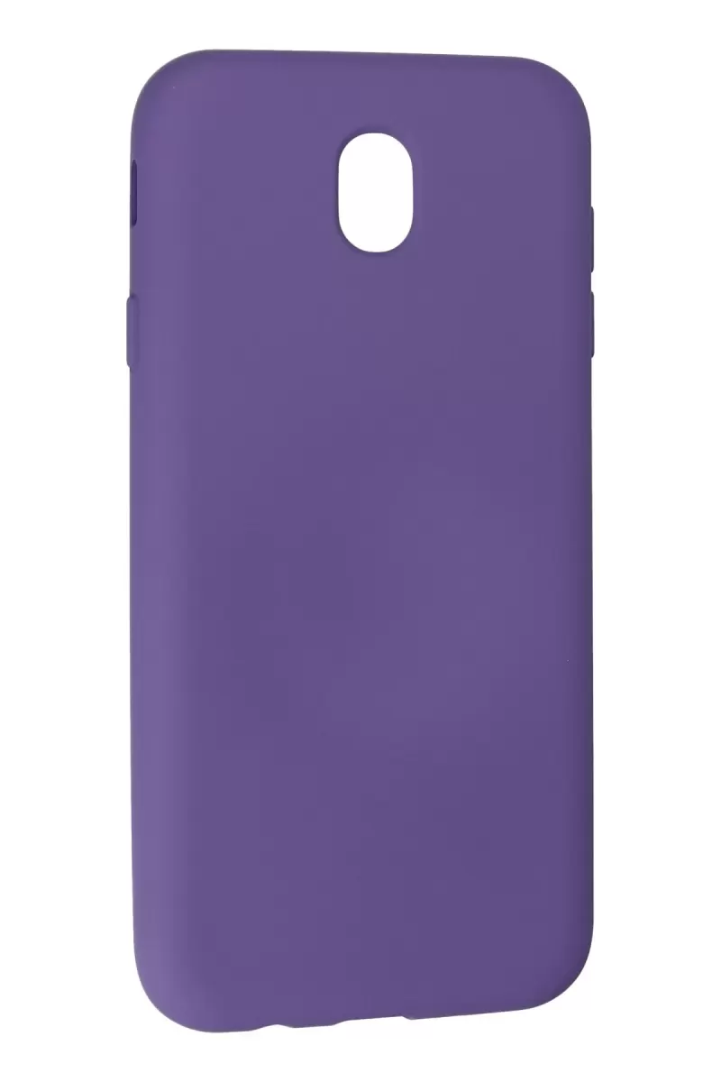 Newface Samsung Galaxy J7 Pro / J730 Kılıf Nano içi Kadife Silikon - Mor