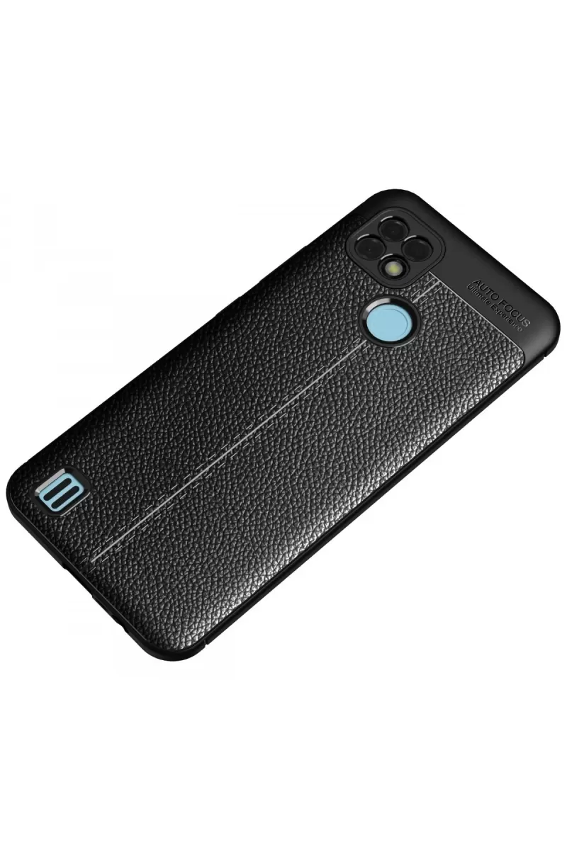 Newface Realme C25 Kılıf Auto Focus Kapak - Siyah
