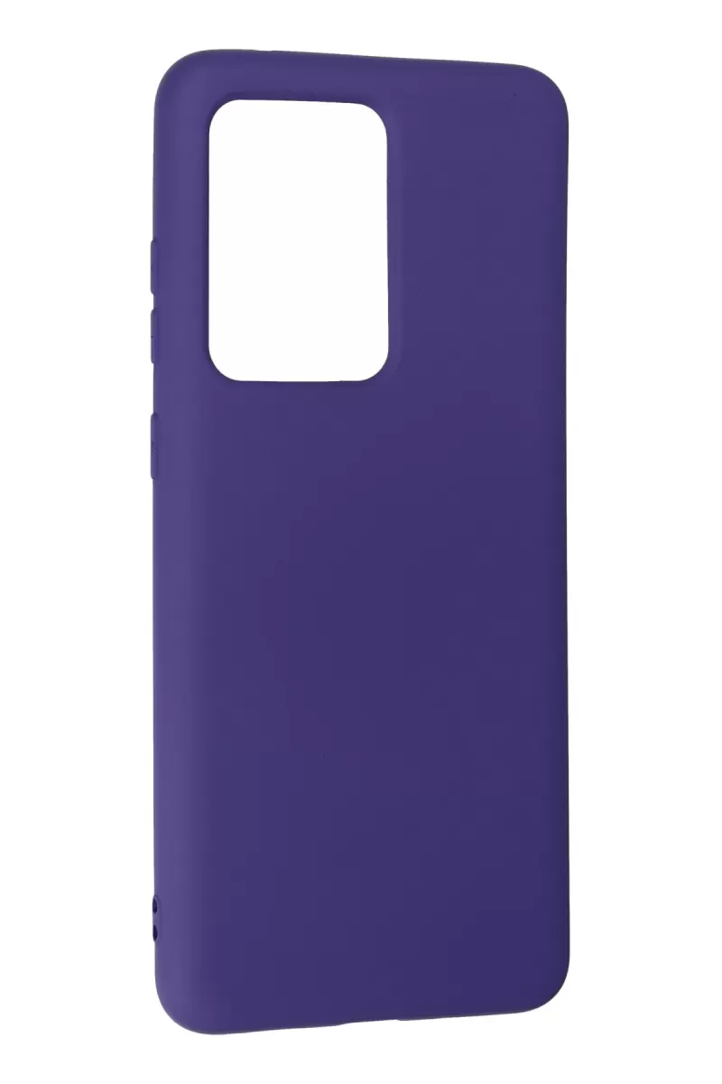 Newface Samsung Galaxy S20 Ultra Kılıf Nano içi Kadife Silikon - Mor