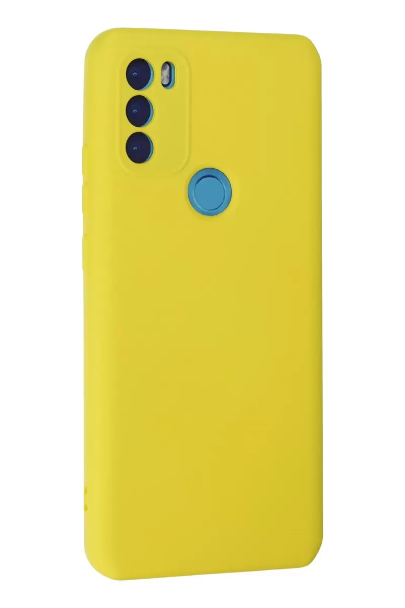 Newface General Mobile GM 21 Plus Kılıf Nano içi Kadife Silikon - Sarı