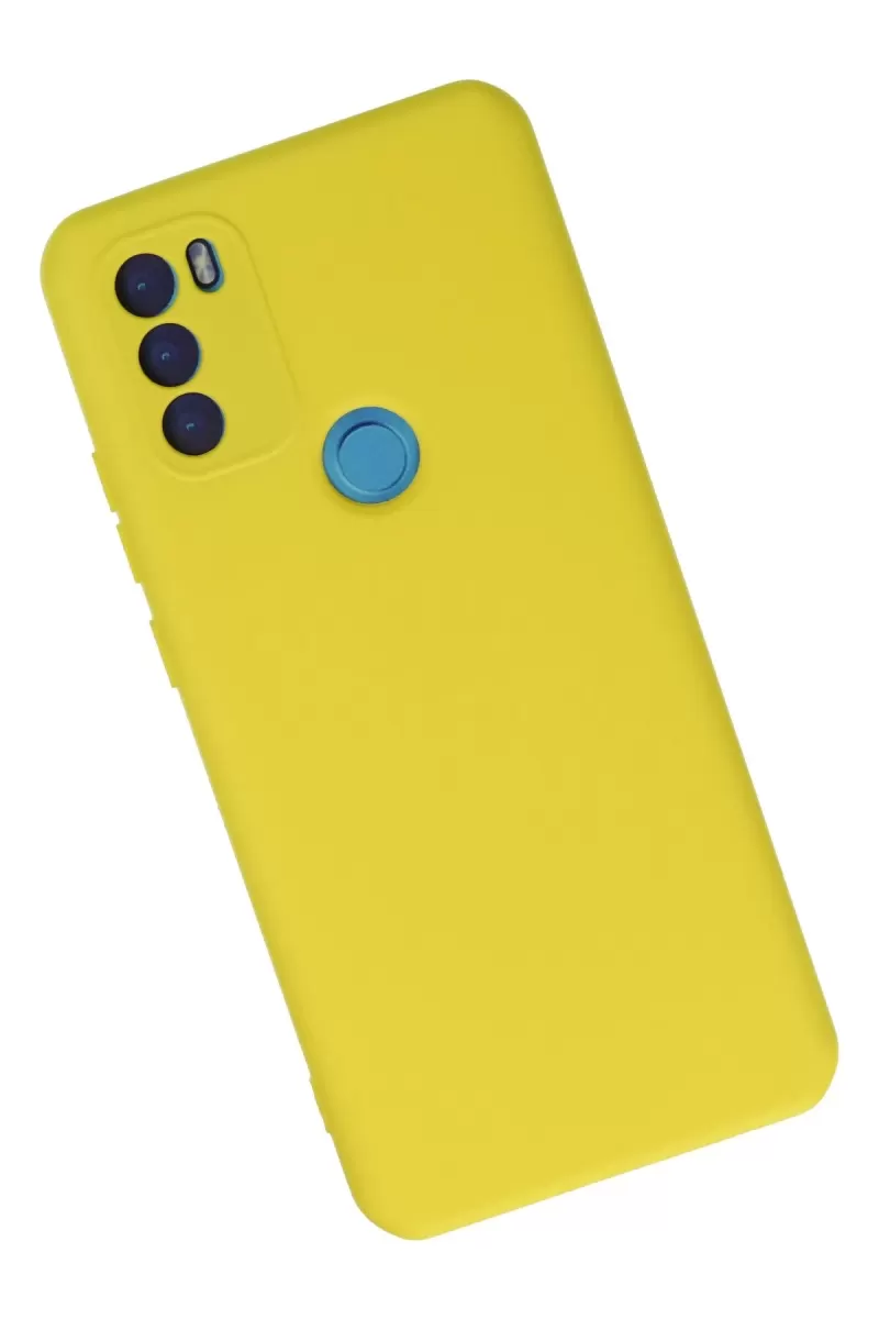 Newface General Mobile GM 21 Plus Kılıf Nano içi Kadife Silikon - Sarı
