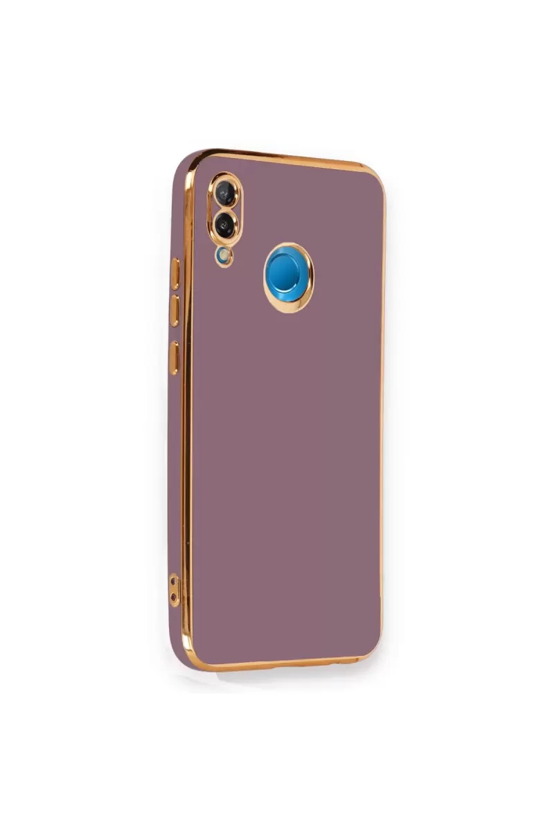 Newface Huawei P20 Lite Kılıf Volet Silikon - Mor