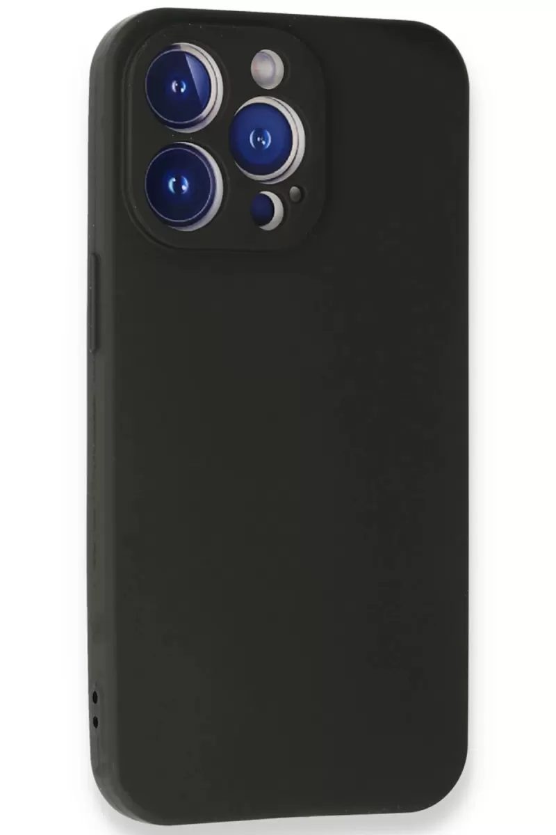 Newface Apple iPhone 13 Pro Max Kılıf First Silikon - Siyah