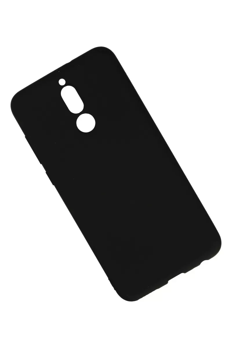 Newface Huawei Mate 10 Lite Kılıf Nano içi Kadife Silikon - Siyah
