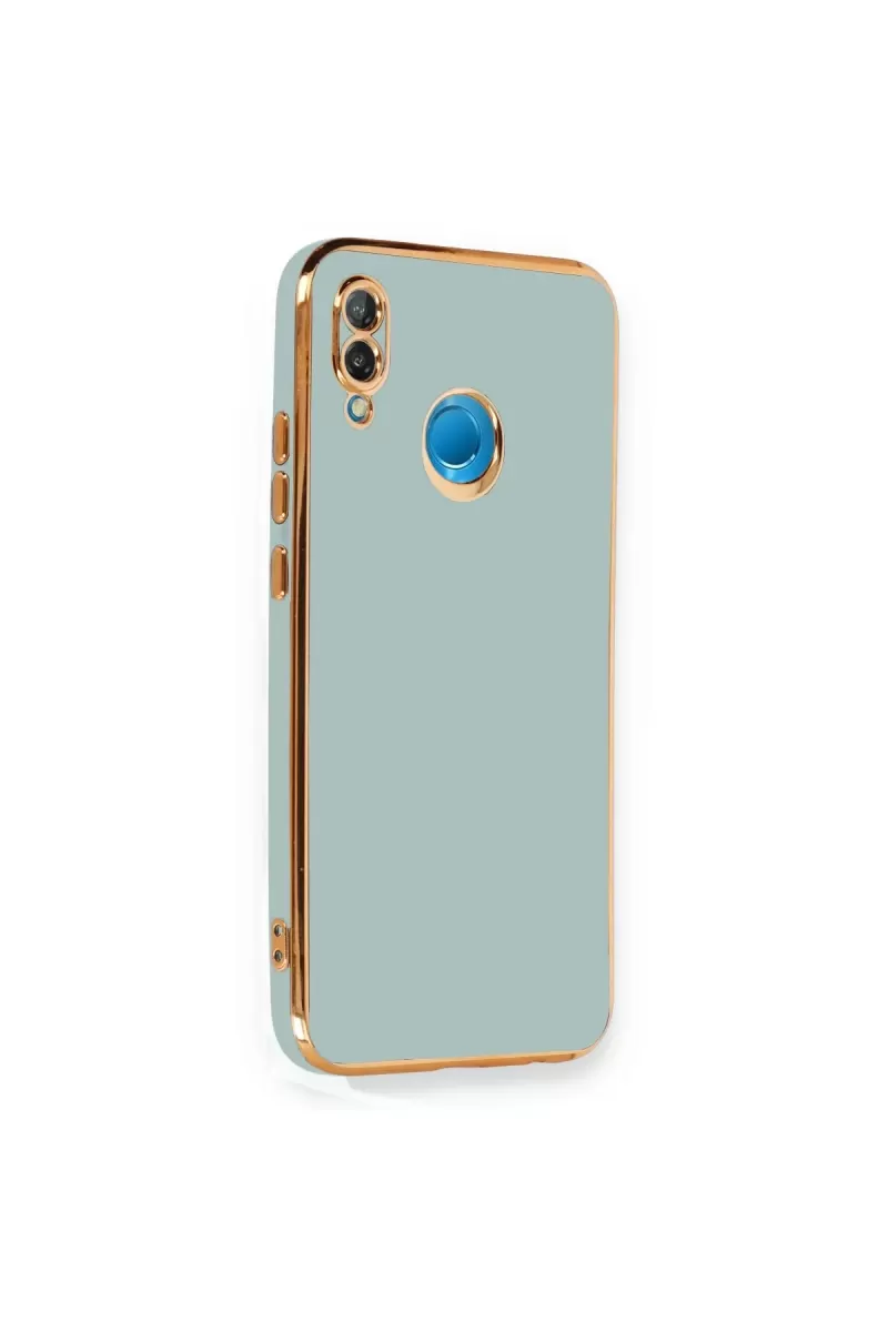 Newface Huawei P20 Lite Kılıf Volet Silikon - Açık Yeşil