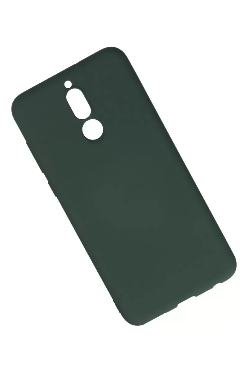 Newface Huawei Mate 10 Lite Kılıf Nano içi Kadife Silikon - Koyu Yeşil