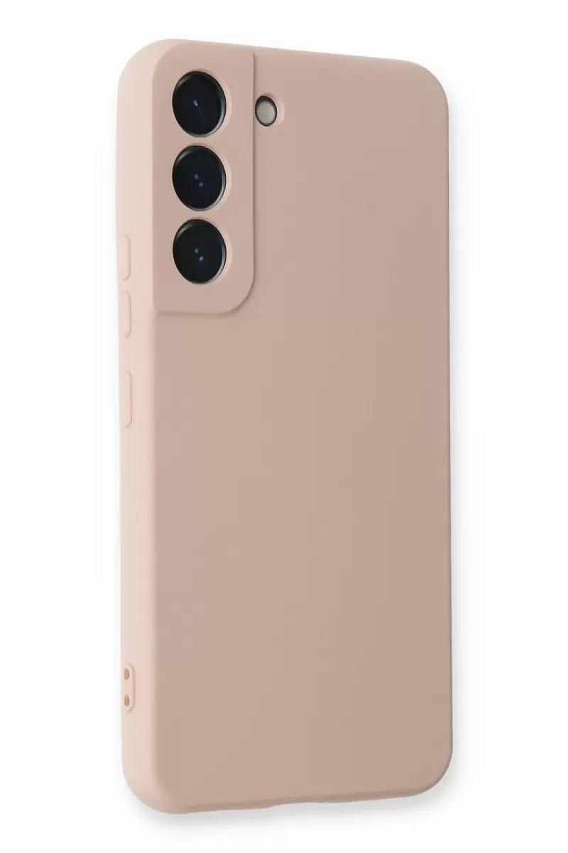 Newface Samsung Galaxy S23 Kılıf Nano içi Kadife Silikon - Pudra