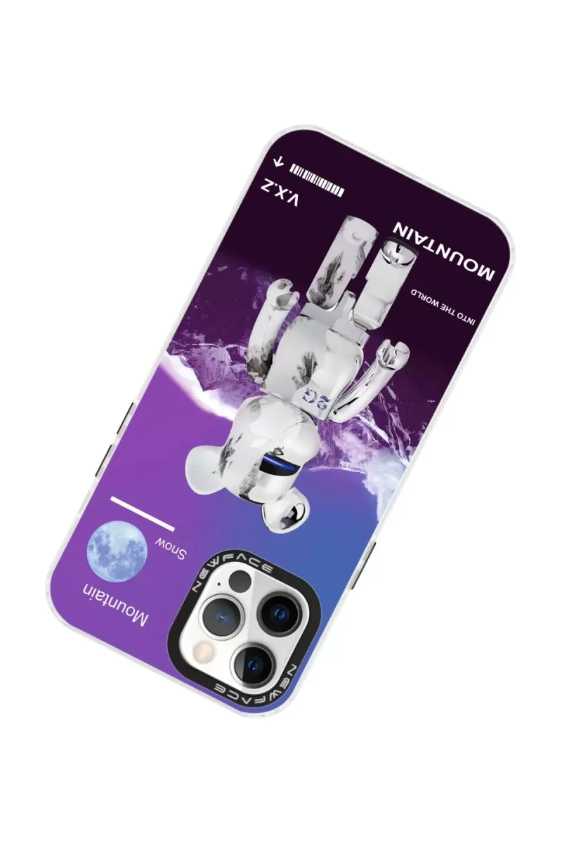 Newface Apple iPhone 12 Pro Max Kılıf Estoril Desenli Kapak - Estoril - 8