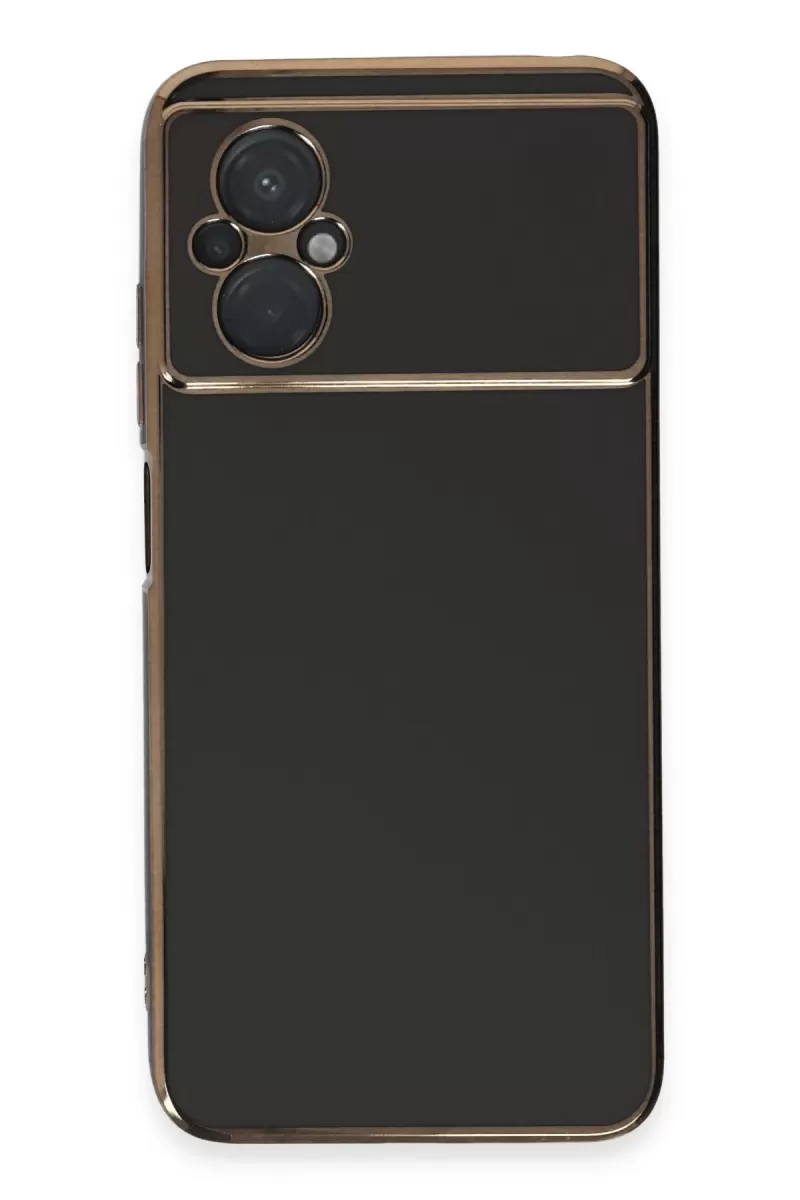 Newface Xiaomi Poco M5 Kılıf Volet Silikon - Siyah