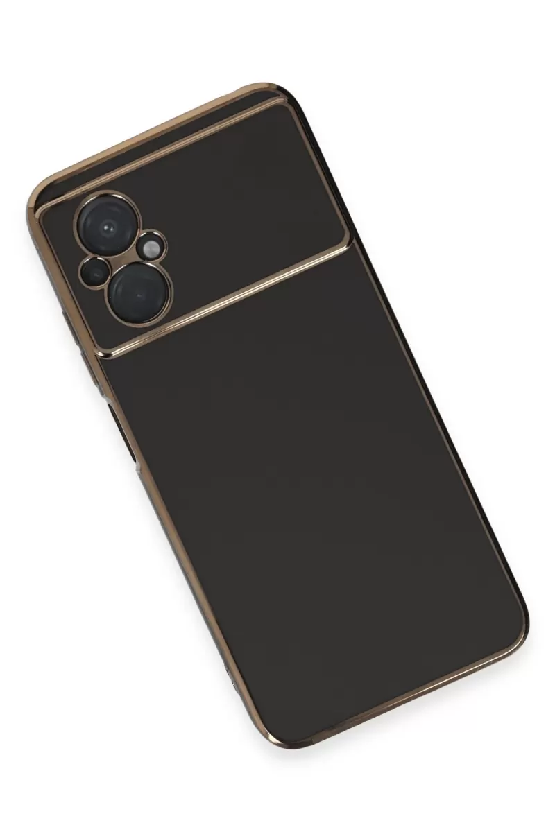 Newface Xiaomi Poco M5 Kılıf Volet Silikon - Siyah
