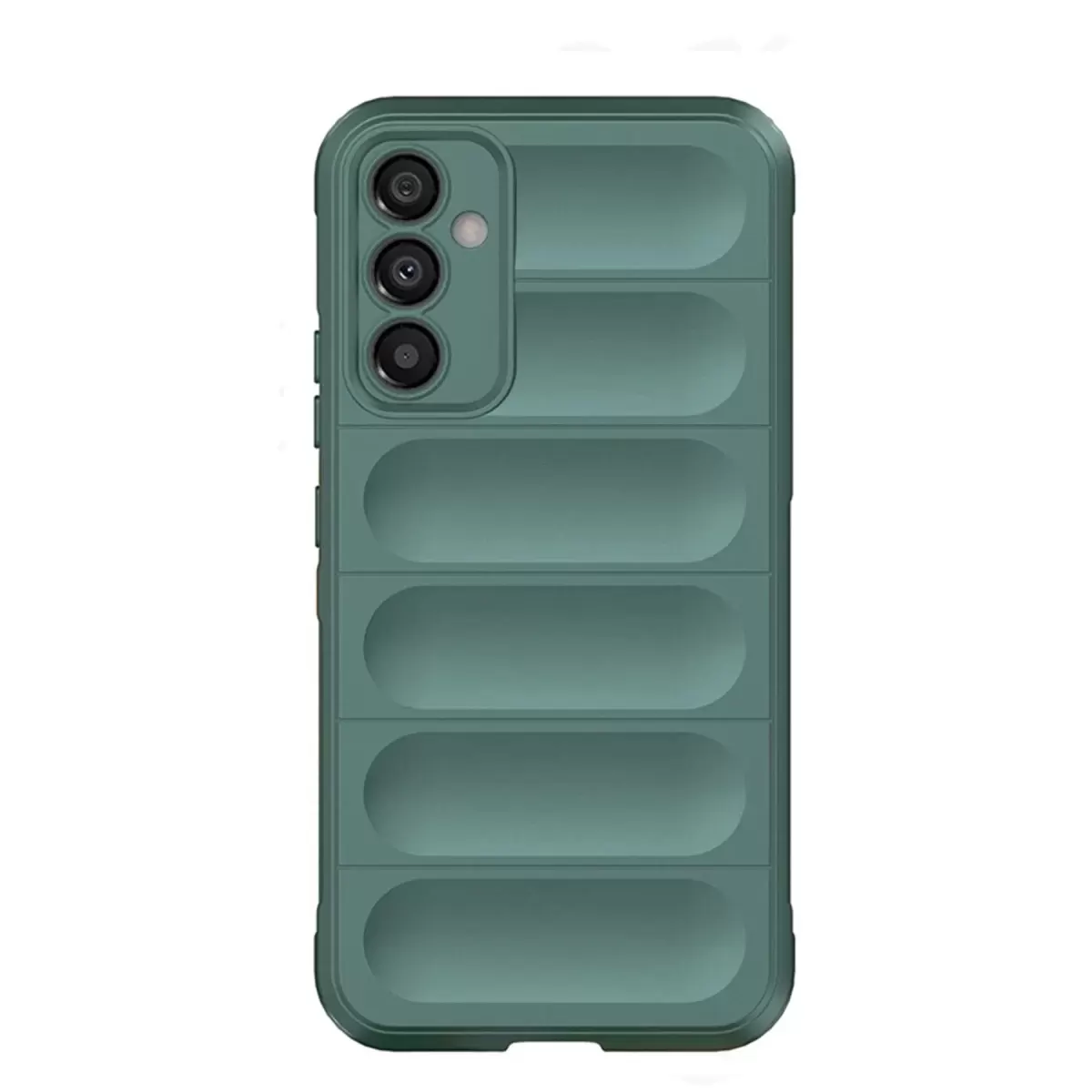 Newface Samsung Galaxy M14 5G Kılıf Optimum Silikon - Koyu Yeşil