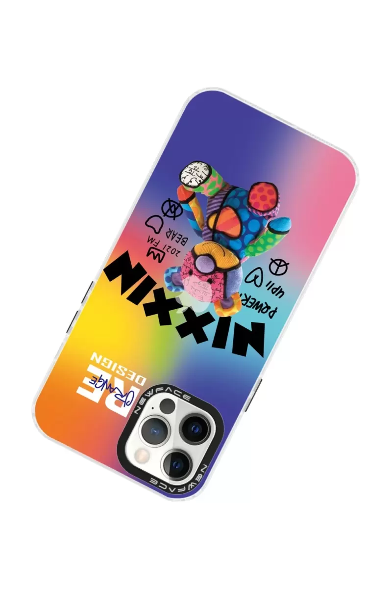 Newface Apple iPhone 12 Pro Max Kılıf Estoril Desenli Kapak - Estoril - 11