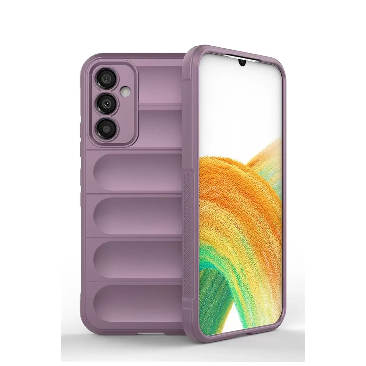Newface Samsung Galaxy M14 5G Kılıf Optimum Silikon - Mor
