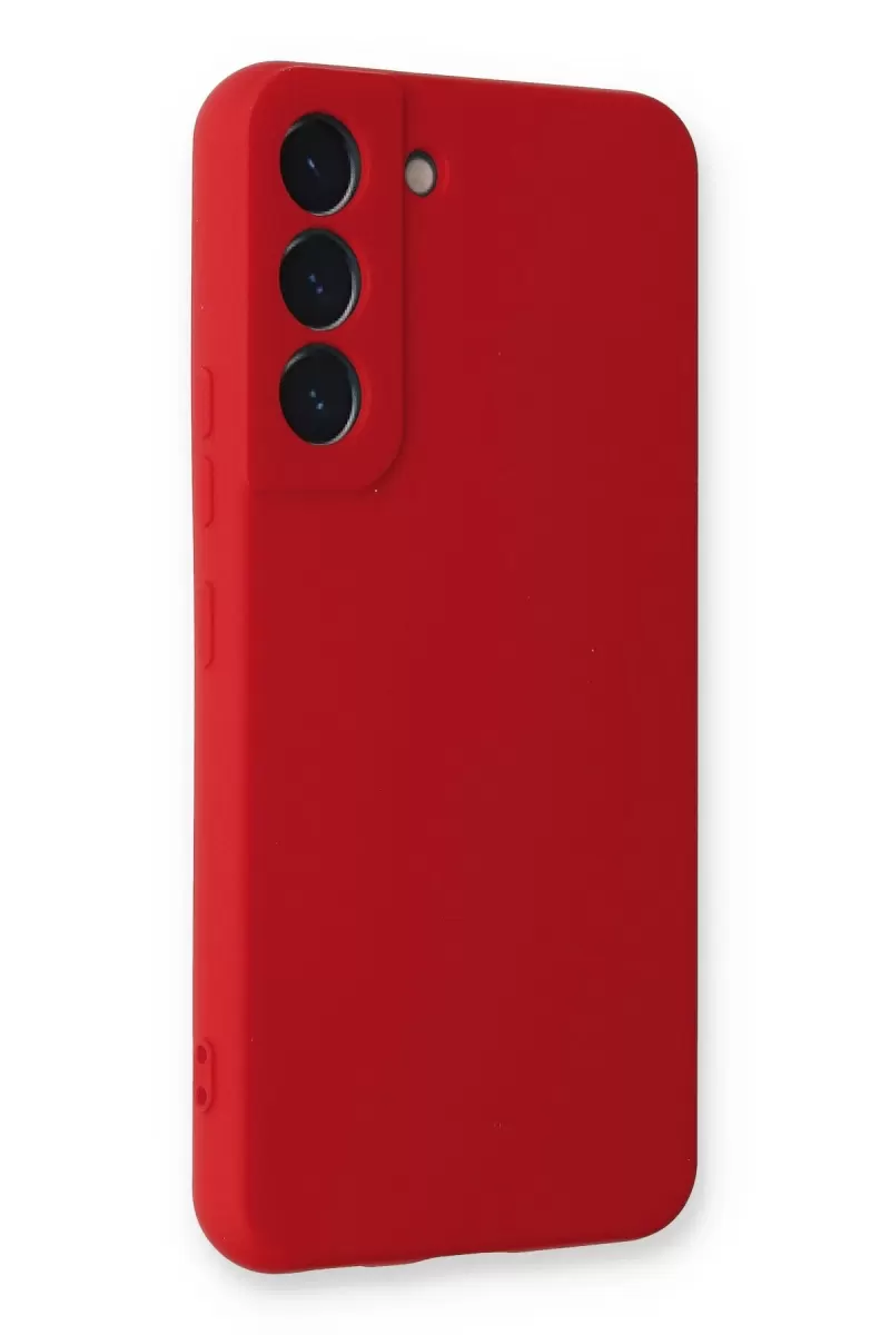 Newface Samsung Galaxy S23 Plus Kılıf Nano içi Kadife Silikon - Kırmızı