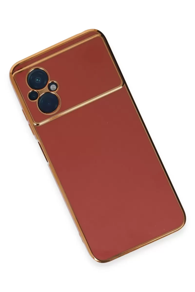 Newface Xiaomi Poco M5 Kılıf Volet Silikon - Kırmızı