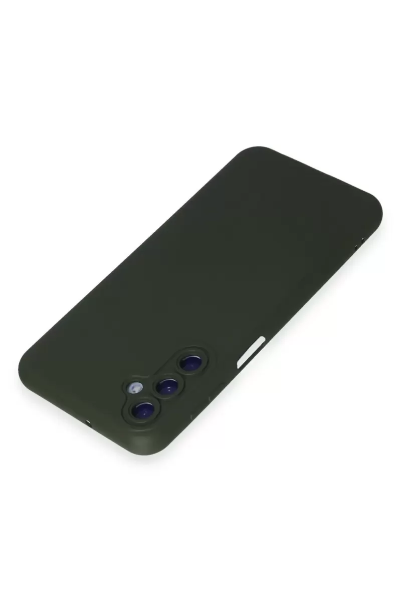 Newface Samsung Galaxy M14 5G Kılıf Nano içi Kadife Silikon - Koyu Yeşil