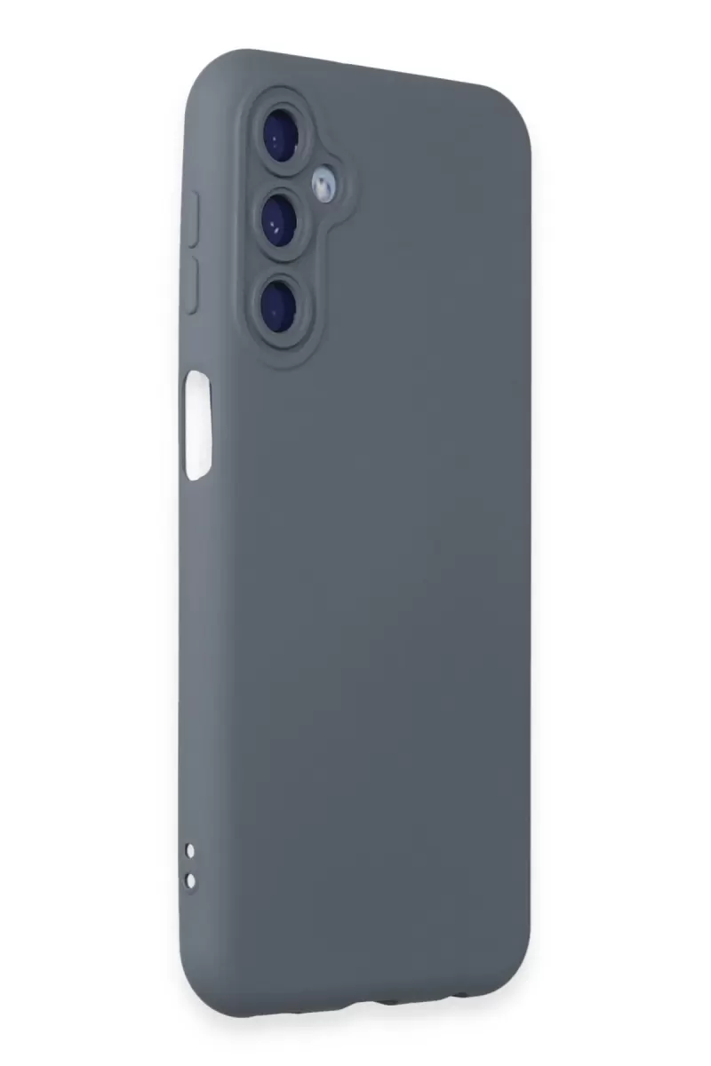 Newface Samsung Galaxy M14 5G Kılıf Nano içi Kadife Silikon - Gri