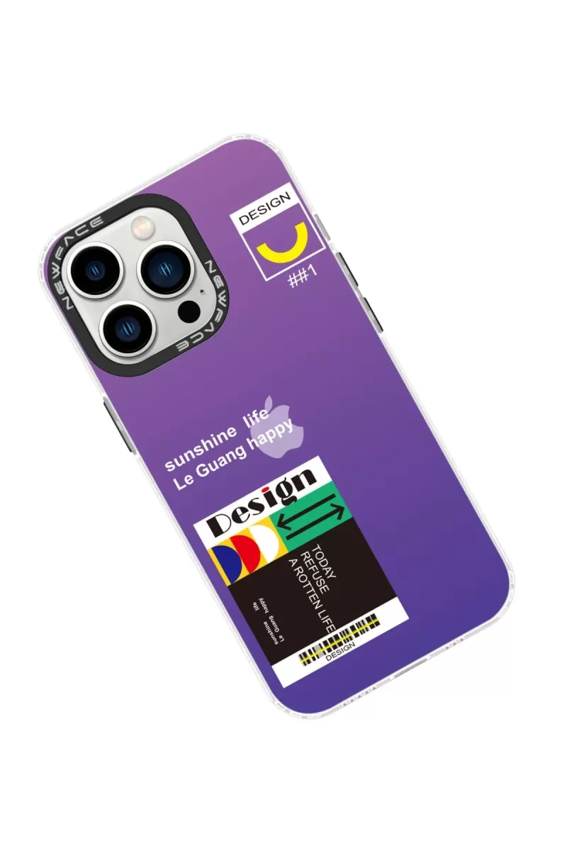 Newface Apple iPhone 13 Pro Kılıf Estoril Desenli Kapak - Estoril - 4